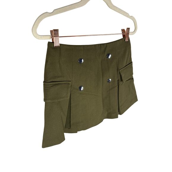 Staud Division Mini Skirt Pleated Academia Utility Streetwear Cargo Y2K Sz 0 - Picture 4 of 9